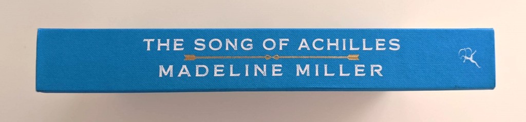 The Song of Achilles by Madeline Miller - 10th anniversary edition - book spine